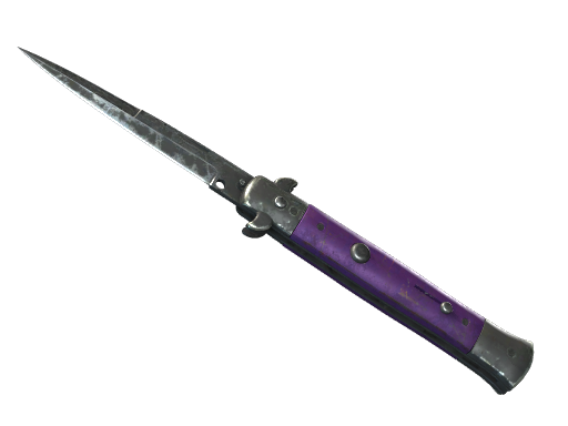★ Stiletto Knife | Ultraviolet (Battle-Scarred)