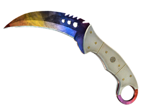 ★ StatTrak™ Talon Knife | Marble Fade (Minimal Wear)