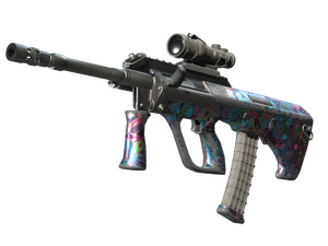 StatTrak™ AUG | Death by Puppy (Well-Worn)