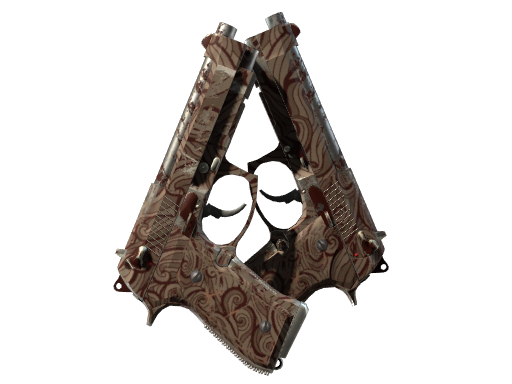 Dual Berettas | Pyre (Well-Worn)