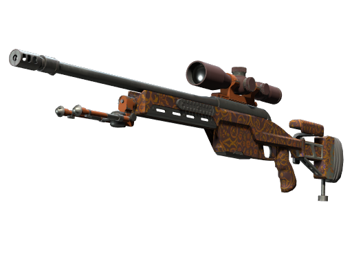 SSG 08 | Orange Filigree (Factory New)