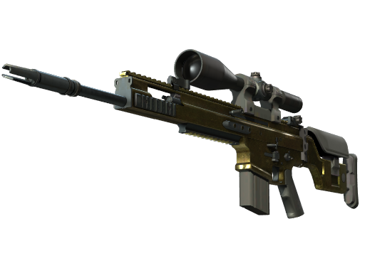 SCAR-20 | Brass (Battle-Scarred)
