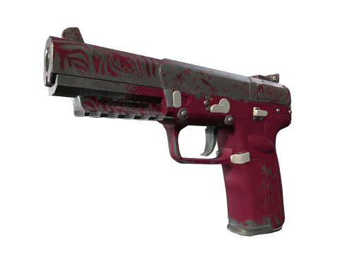 Five-SeveN | Crimson Blossom (Well-Worn)