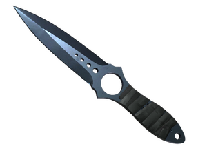 ★ StatTrak™ Skeleton Knife | Blue Steel (Well-Worn)