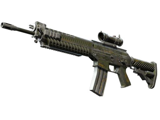 StatTrak™ SG 553 | Atlas (Battle-Scarred)