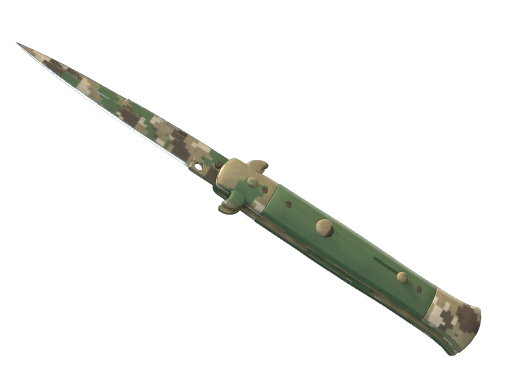 ★ StatTrak™ Stiletto Knife | Forest DDPAT (Well-Worn)