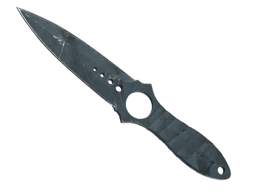 ★ Skeleton Knife | Night Stripe (Battle-Scarred)