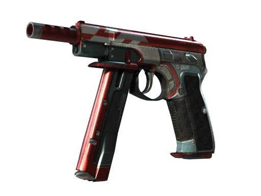 CZ75-Auto | Red Astor (Minimal Wear)