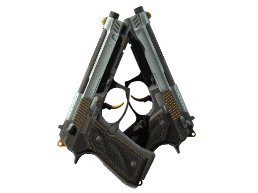 StatTrak™ Dual Berettas | Ventilators (Factory New)
