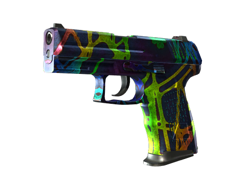 StatTrak™ P2000 | Acid Etched (Battle-Scarred)