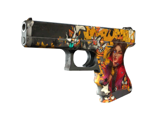 StatTrak™ Glock-18 | Bullet Queen (Battle-Scarred)