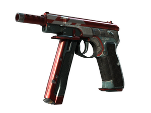 StatTrak™ CZ75-Auto | Red Astor (Field-Tested)