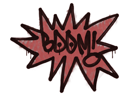 Sealed Graffiti | BOOM (Blood Red)