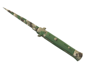 ★ StatTrak™ Stiletto Knife | Forest DDPAT (Factory New)