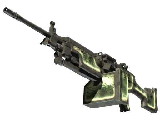 StatTrak™ M249 | Deep Relief (Well-Worn)