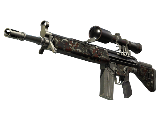 StatTrak™ G3SG1 | Digital Mesh (Battle-Scarred)