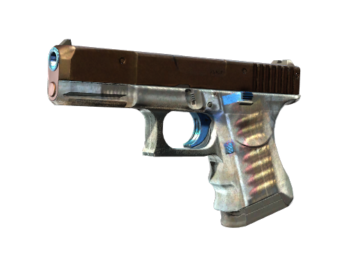 StatTrak™ Glock-18 | Clear Polymer (Battle-Scarred)