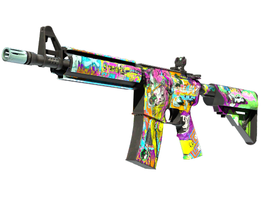 StatTrak™ M4A4 | In Living Color (Minimal Wear)