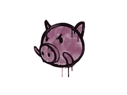 Sealed Graffiti | Piggles (Princess Pink)