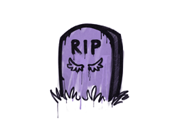 Sealed Graffiti | Tombstone (Violent Violet)