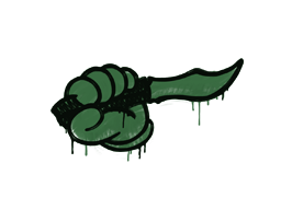 Sealed Graffiti | Backstab (Jungle Green)