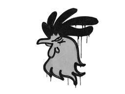 Sealed Graffiti | Cocky (Shark White)