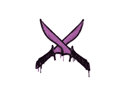 Sealed Graffiti | X-Knives (Bazooka Pink)