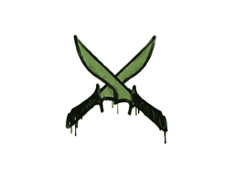 Sealed Graffiti | X-Knives (Battle Green)