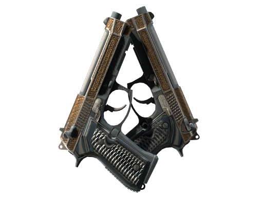 StatTrak™ Dual Berettas | Tread (Minimal Wear)