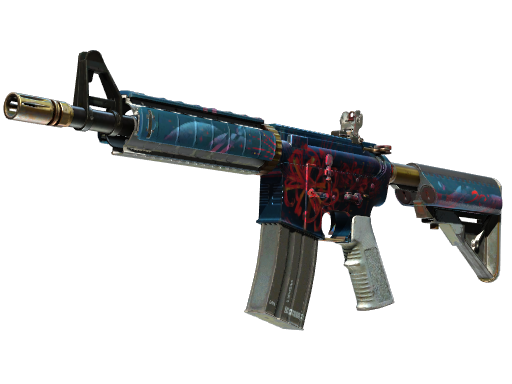 M4A4 | Spider Lily (Well-Worn)
