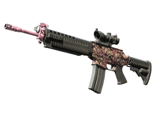 SG 553 | Desert Blossom (Field-Tested)