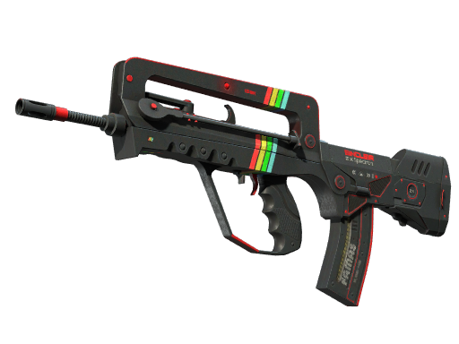 StatTrak™ FAMAS | ZX Spectron (Battle-Scarred)