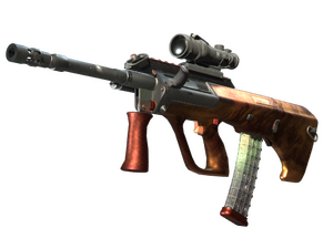AUG | Sand Storm (Battle-Scarred)