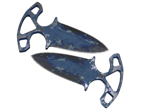 ★ Shadow Daggers | Bright Water (Battle-Scarred)