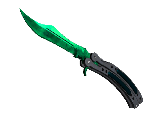 ★ StatTrak™ Butterfly Knife | Gamma Doppler Emerald (Factory New)