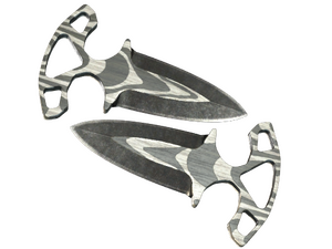 ★ StatTrak™ Shadow Daggers | Black Laminate (Well-Worn)