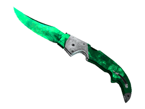 ★ StatTrak™ Falchion Knife | Gamma Doppler Emerald (Factory New)