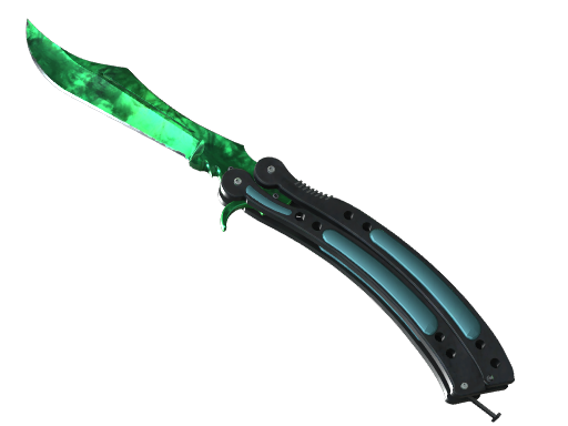 ★ StatTrak™ Butterfly Knife | Gamma Doppler Emerald (Minimal Wear)