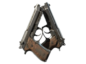 Souvenir Dual Berettas | Oil Change (Battle-Scarred)