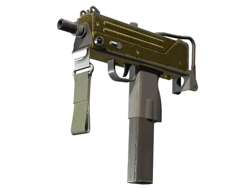 Souvenir MAC-10 | Gold Brick (Battle-Scarred)
