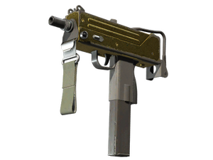 Souvenir MAC-10 | Gold Brick (Battle-Scarred)