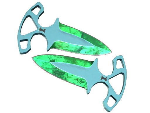 ★ StatTrak™ Shadow Daggers | Gamma Doppler Emerald (Minimal Wear)