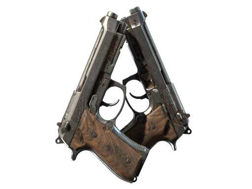 Souvenir Dual Berettas | Drift Wood (Battle-Scarred)