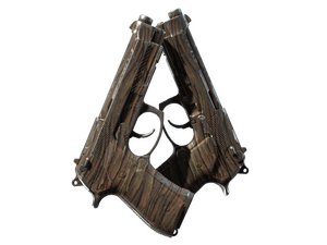 Souvenir Dual Berettas | Drift Wood (Field-Tested)