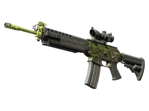 Souvenir SG 553 | Lush Ruins (Field-Tested)
