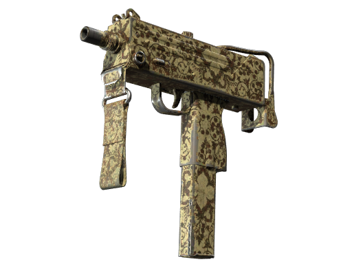 Souvenir MAC-10 | Sienna Damask (Well-Worn)