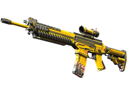 Souvenir SG 553 | Hazard Pay (Well-Worn)