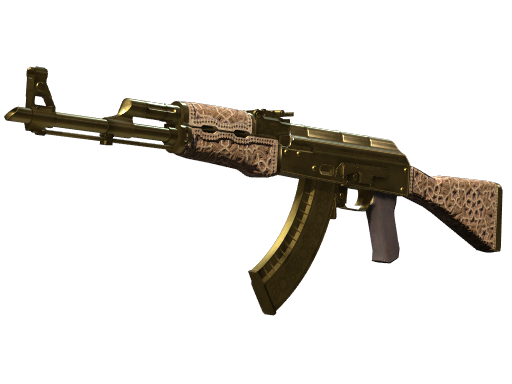 Souvenir AK-47 | Gold Arabesque (Well-Worn)