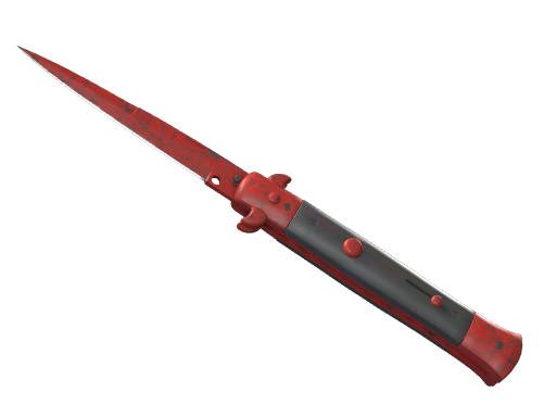 ★ StatTrak™ Stiletto Knife | Crimson Web (Factory New)
