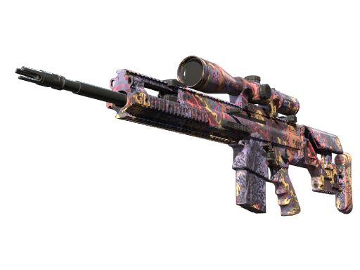 StatTrak™ SCAR-20 | Poultrygeist (Minimal Wear)